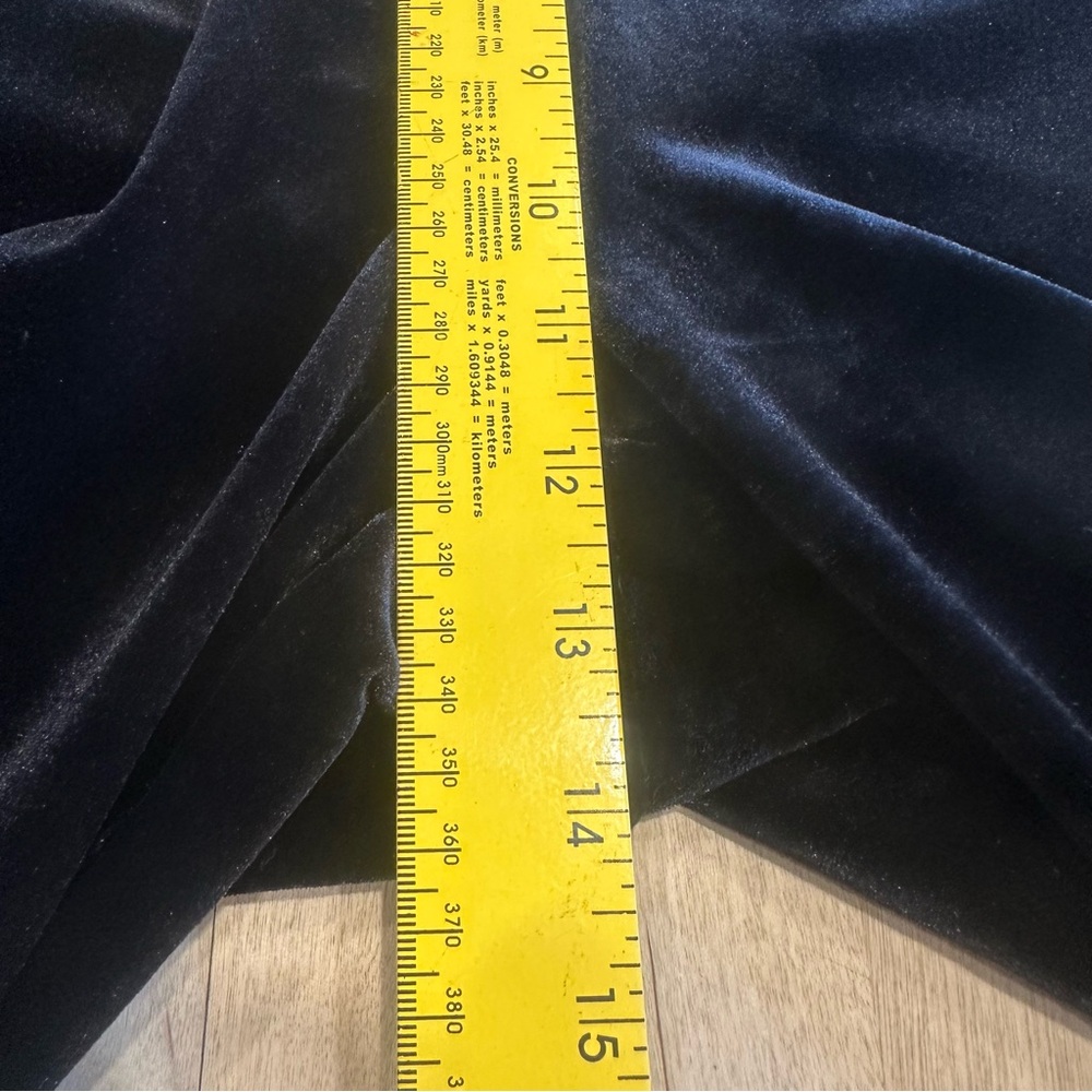 INC Velvet Split-Ruffle Tulip Hem Bootcut Leg Pant 14 Punk Boho Hippie Steampunk - Picture 7 of 10